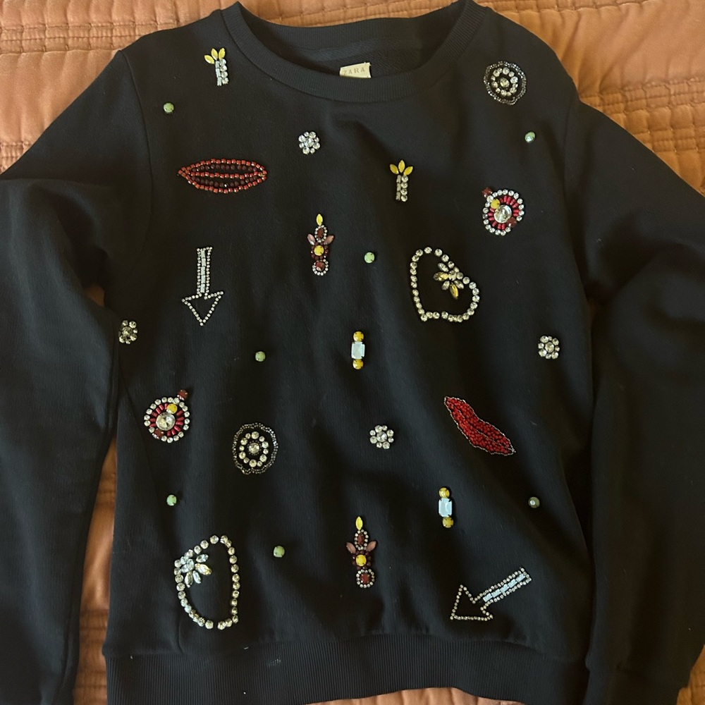 Zara beaded sweater